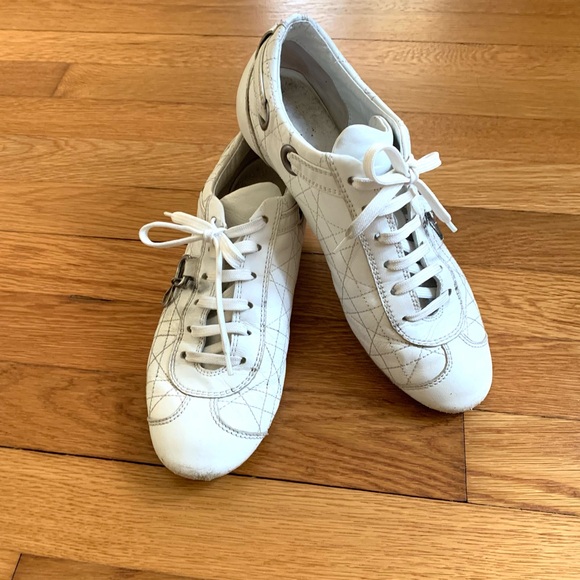 Dior leather Sneakers in White - Picture 1 of 11